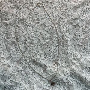 “M” necklace 14k gold pendant on a 925 gold chain